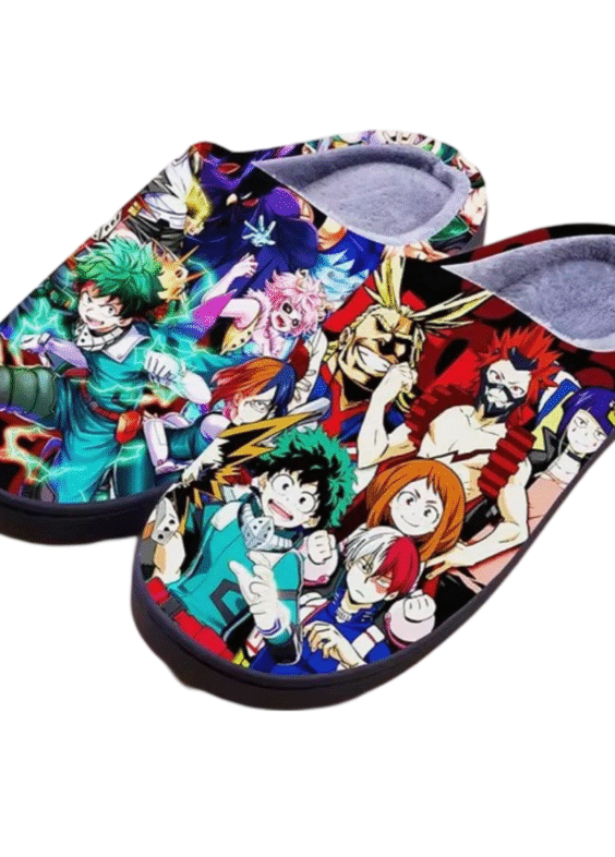 Anime My Hero Academia Character Winter Slippers