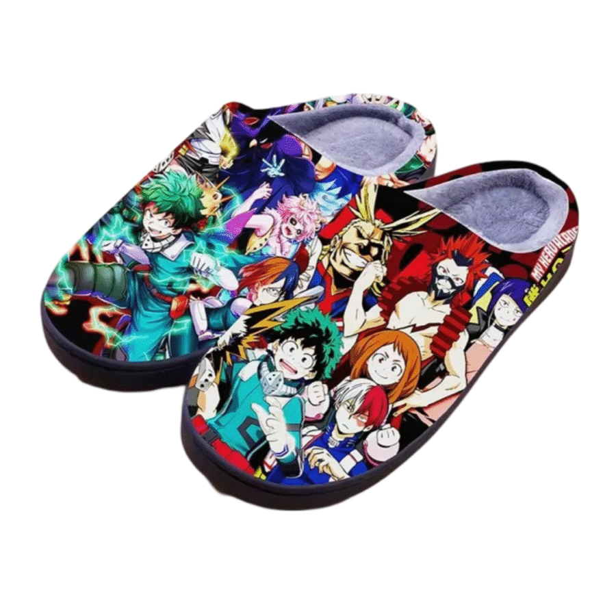 Anime My Hero Academia Character Winter Slippers Anime My Hero Academia Character Winter Slippers