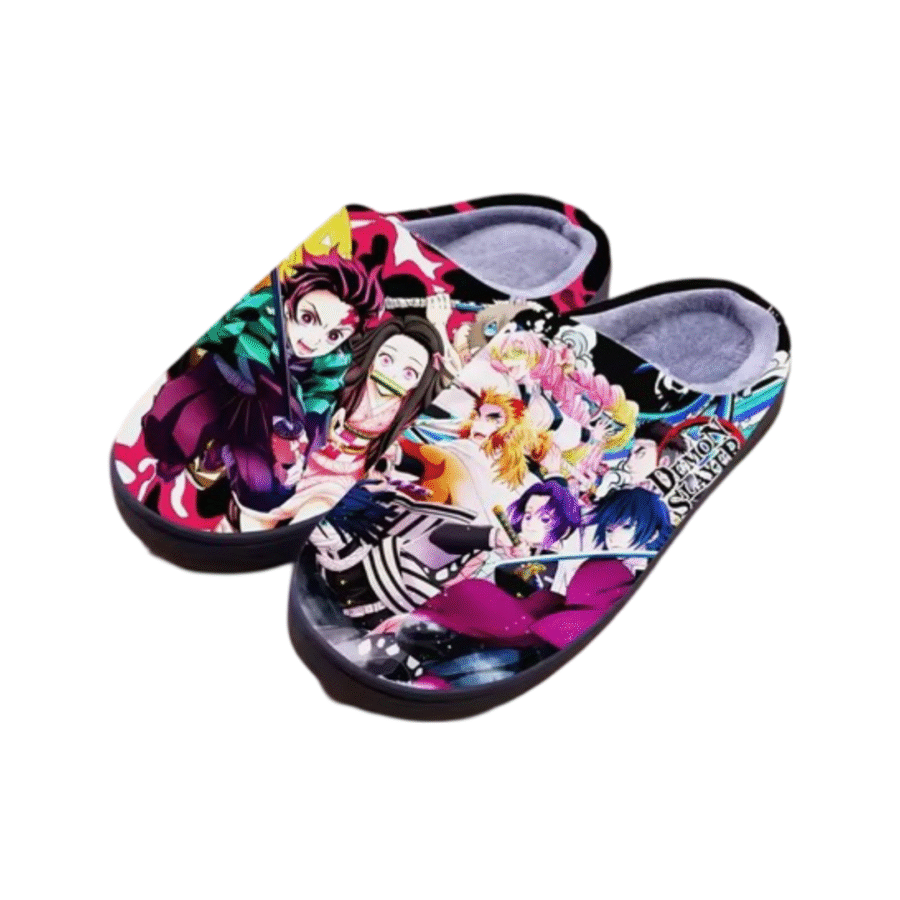 Anime Demon Slayer Character Winter Slippers Anime Demon Slayer Character Winter Slippers