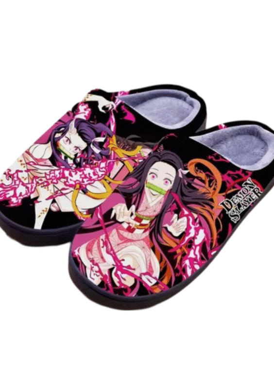 Anime Demon Slayer Nezuko Kamado Winter Slippers