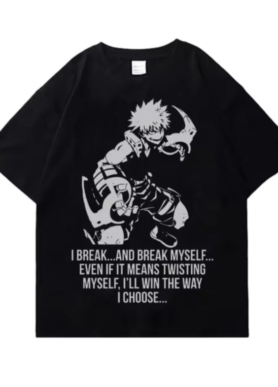 Anime My Hero Academia Katsuki Bakugo T-Shirt