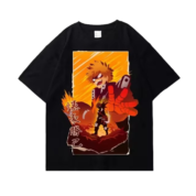 Anime My Hero Academia Katsuki Bakugo Short Sleeve T-Shirt