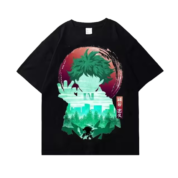Anime My Hero Academia Izuku Midoriya Printed T-Shirt