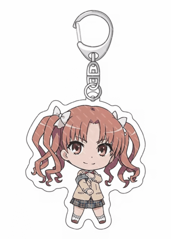 Anime A Certain Magical Index Kuroko Shirai Acrylic Keychain