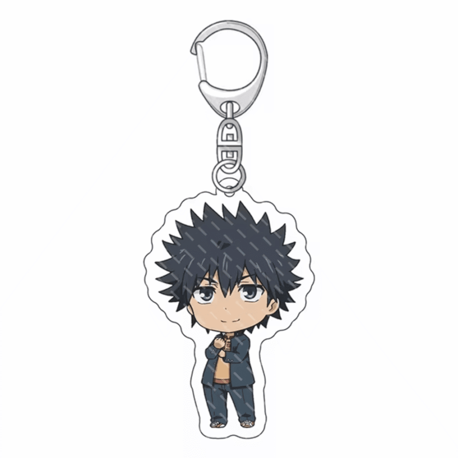 Anime A Certain Magical Index Kamijou Touma Acrylic Keychain Anime A Certain Magical Index Kamijou Touma Acrylic Keychain