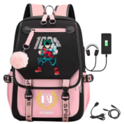 Anime My Hero Academia Izuku Midoriya Student Schoolbag With USB Port