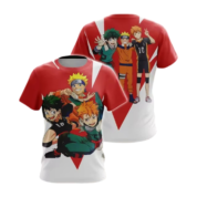 Anime My Hero Academia Izuku Midoriya With Friends T-Shirt