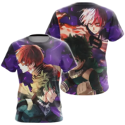 Anime My Hero Academia Shoto Todoroki And Izuku Midoriya T-Shirt