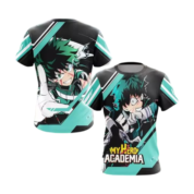 My Hero Academia Anime Izuku Midoriya 3D Printed T-Shirt