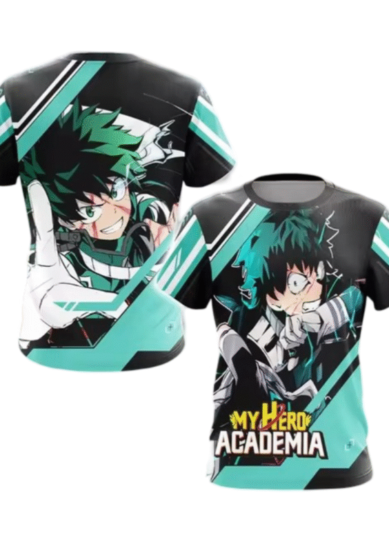 My Hero Academia Anime Izuku Midoriya 3D Printed T-Shirt
