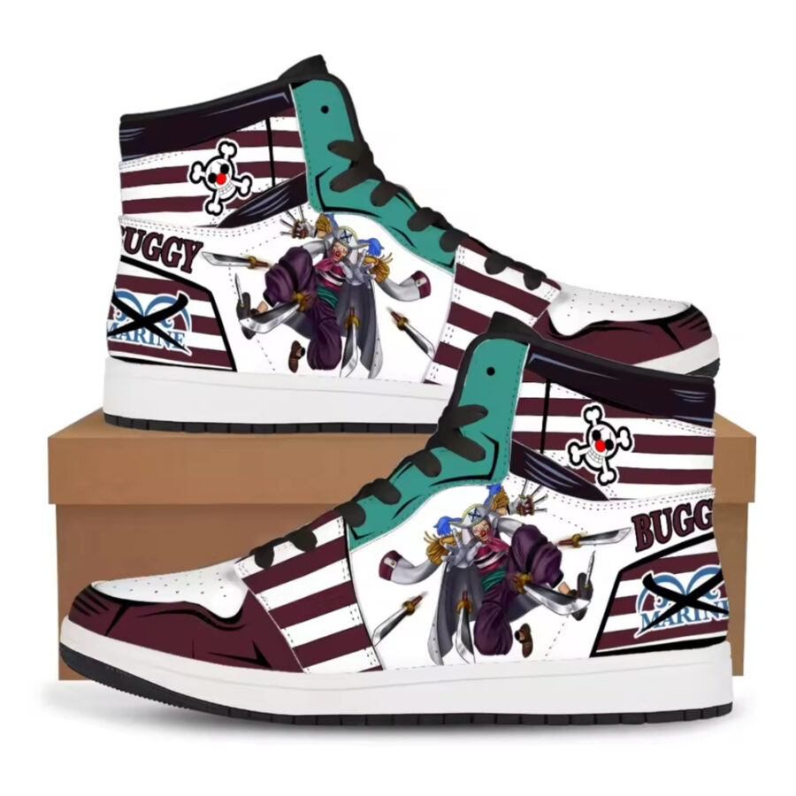 One Piece Anime Buggy Shoes For Women One Piece Anime Buggy Shoes For Women