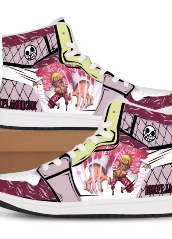 One Piece Anime Donquixote Doflamingo Shoes For Men
