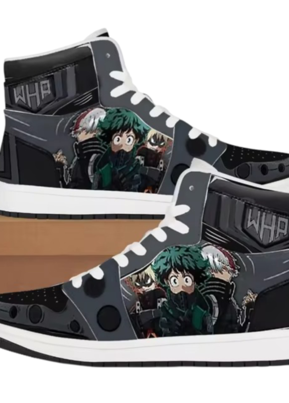 Anime My Hero Academia Izuku Midoriya Basketball Shoes