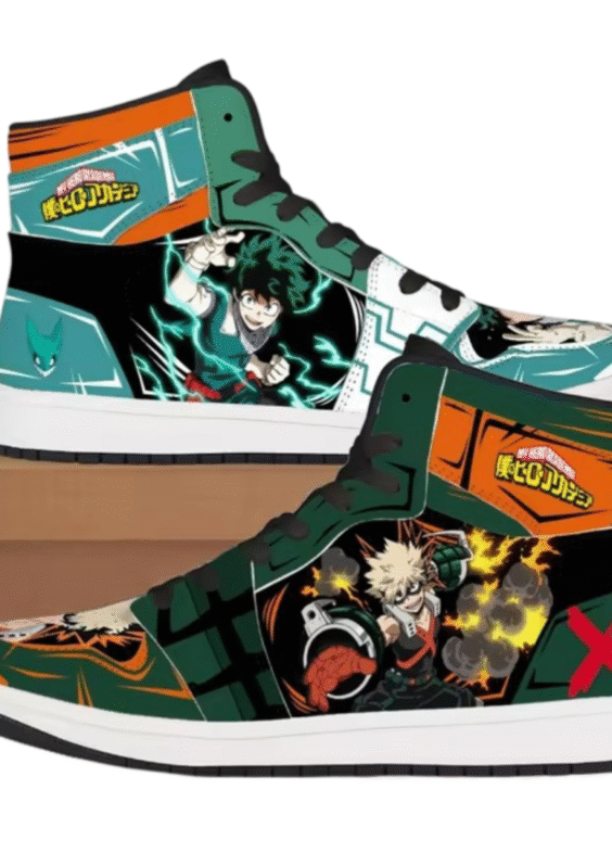 Anime My Hero Academia Izuku And Midoriya Katsuki Bakugo Shoes