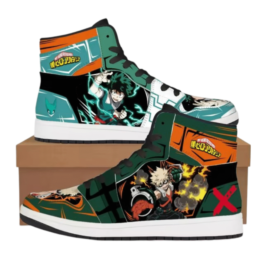 Anime My Hero Academia Izuku And Midoriya Katsuki Bakugo Shoes Anime My Hero Academia Izuku And Midoriya Katsuki Bakugo Shoes