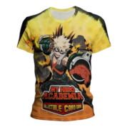My Hero Academia Anime Katsuki Bakugo 3D Printed Childern T-Shirt