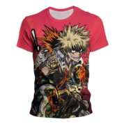Anime My Hero Academia Katsuki Bakugo 3D Printed Childern T-Shirt