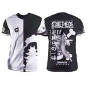 Anime One Piece Brook Black And White T-Shirt