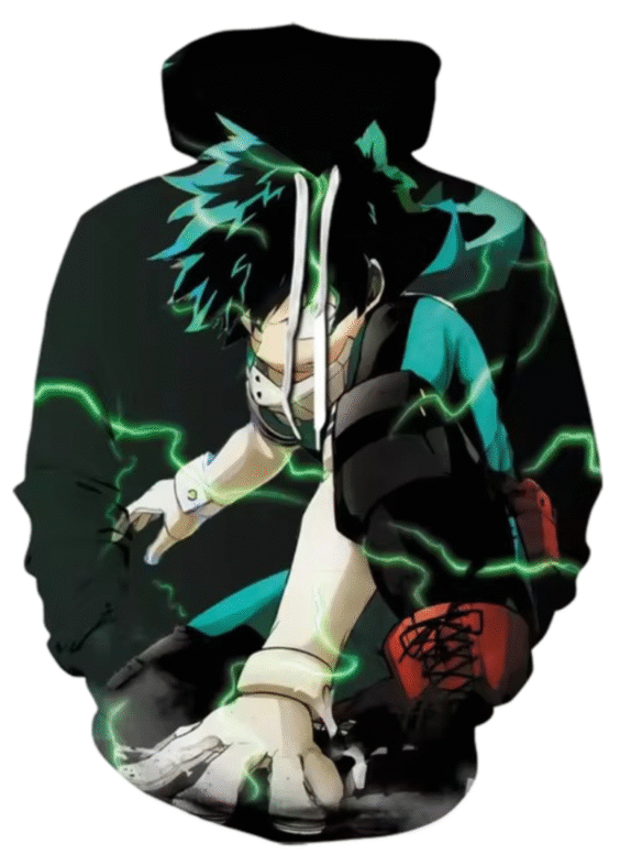 Anime My Hero Academia Izuku Midoriya Sweatshirts