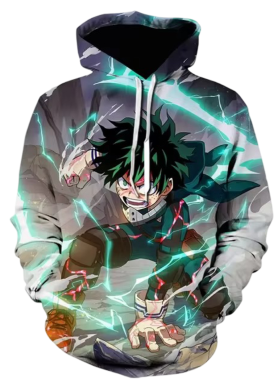 Anime My Hero Academia Izuku Midoriya Hoodie