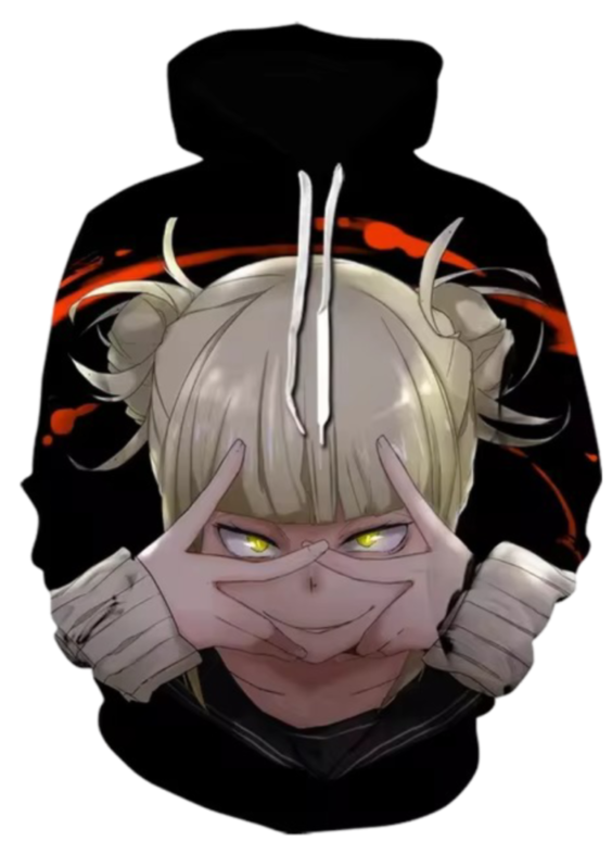 Anime My Hero Academia Himiko Toga 3D Printed Casual Hoodie