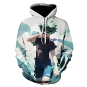 Anime My Hero Academia Izuku Midoriya Winter Hoodie