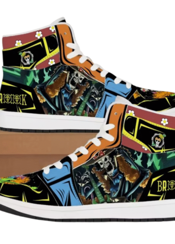One Piece Anime Brook Shoes For Men