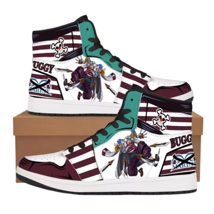 One Piece Anime Buggy Shoes For Men One Piece Anime Buggy Shoes For Men