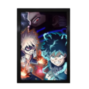Anime My Hero Academia Izuku Midoriya And Katsuki Bakugo Painting Wall Art