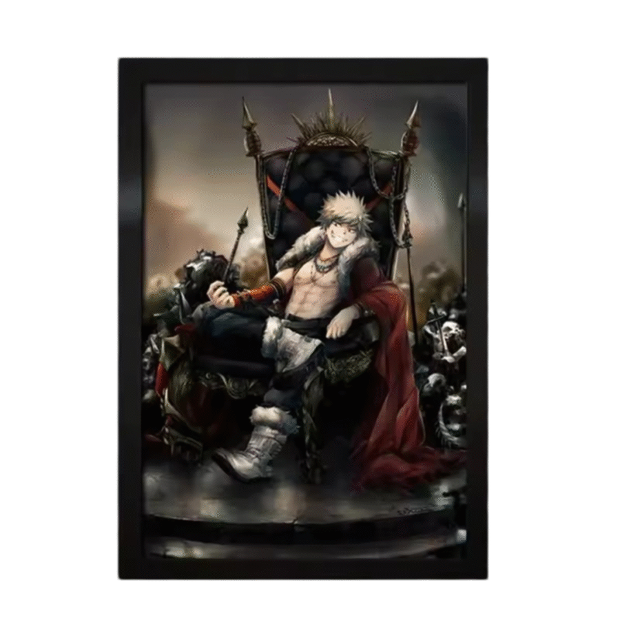 Anime My Hero Academia Katsuki Bakugo Painting Wall Art Anime My Hero Academia Katsuki Bakugo Painting Wall Art