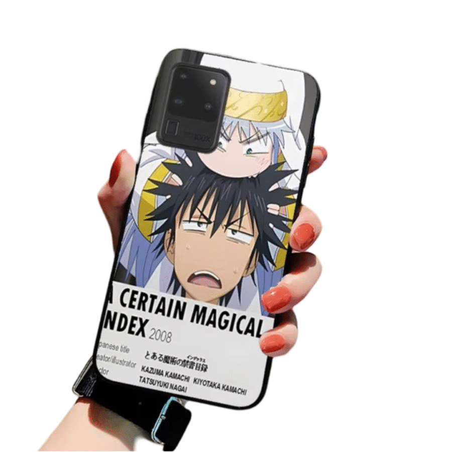 Anime A Certain Magical Index Librorum And Kamijou Samsung Phone Case Anime A Certain Magical Index Librorum And Kamijou Samsung Phone Case