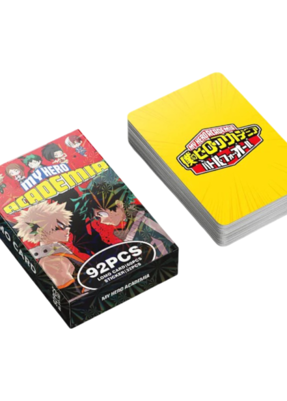 92 Pcs/Set My Hero Academia Anime High-Quality Lomo Cards