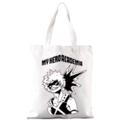 Anime My Hero Academia Katsuki Bakugo White Shoulder Bag