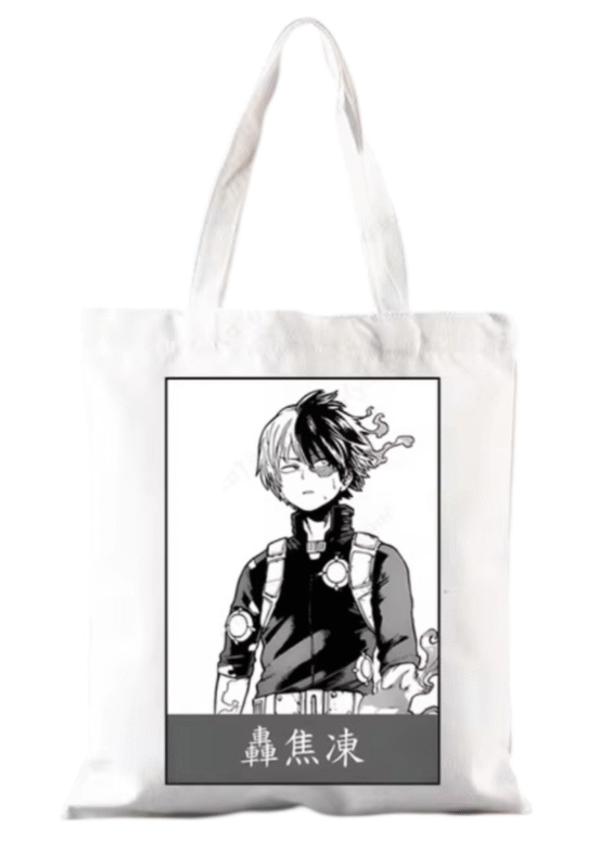 Anime My Hero Academia Shoto Todoroki White Shoulder Bag
