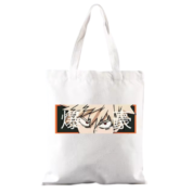 My Hero Academia Anime Katsuki Bakugo White Shoulder Bag
