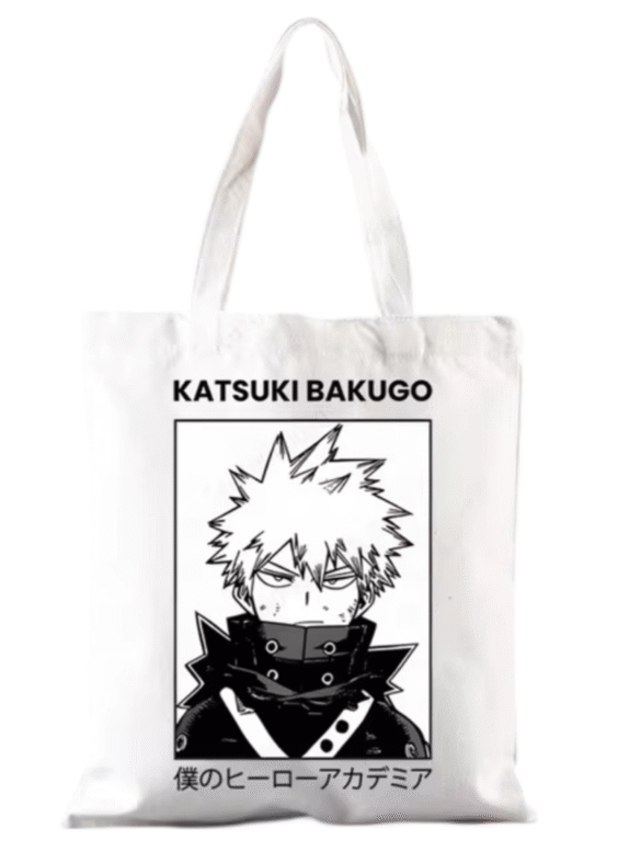 My Hero Academia Anime Katsuki Bakugo Canvas Shoulder Bag