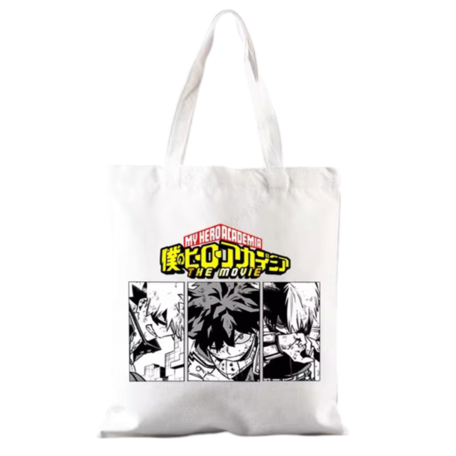 Anime My Hero Academia Character White Shoulder Bag Anime My Hero Academia Character White Shoulder Bag