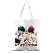 Anime My Hero Academia Izuku Midoriya With Friends White Shoulder Bag