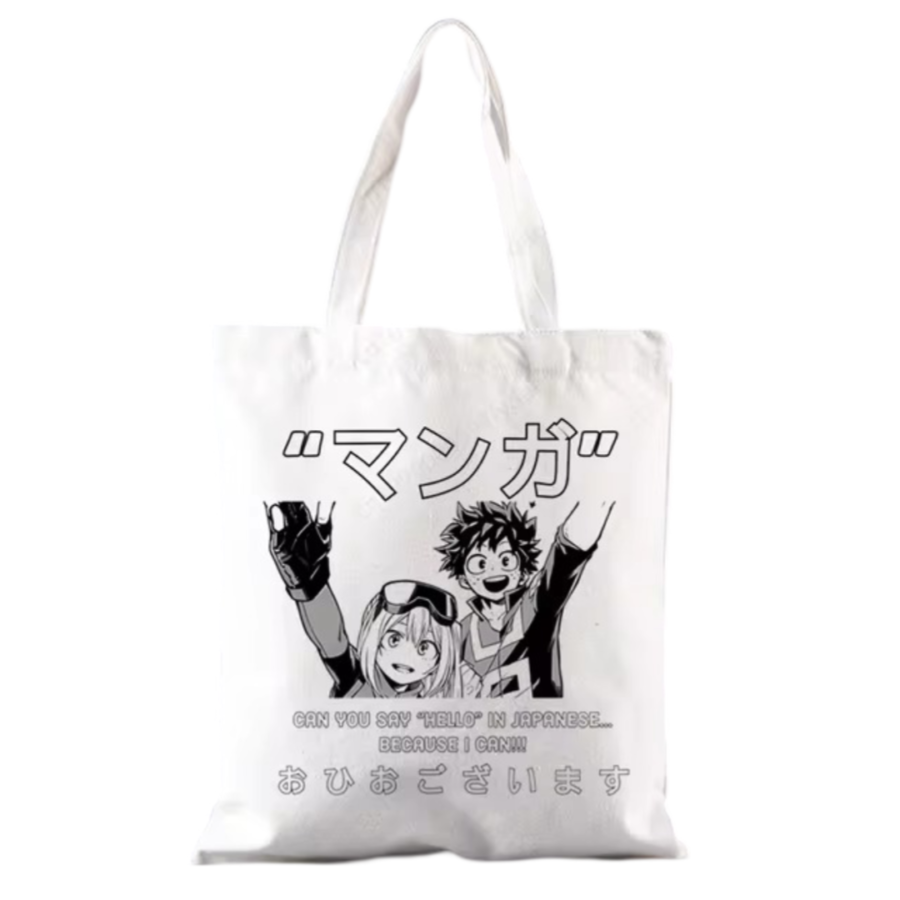 Anime My Hero Academia Izuku Midoriya And Ochaco Uraraka Shoulder Bag