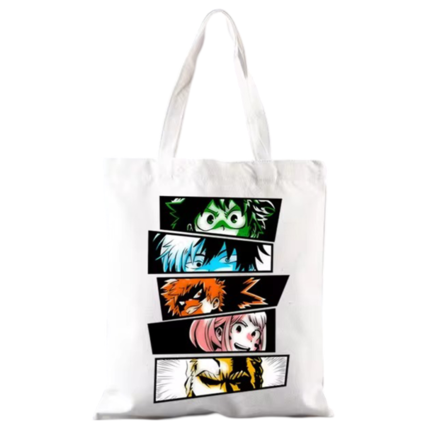 My Hero Academia Anime Character White Shoulder Bag