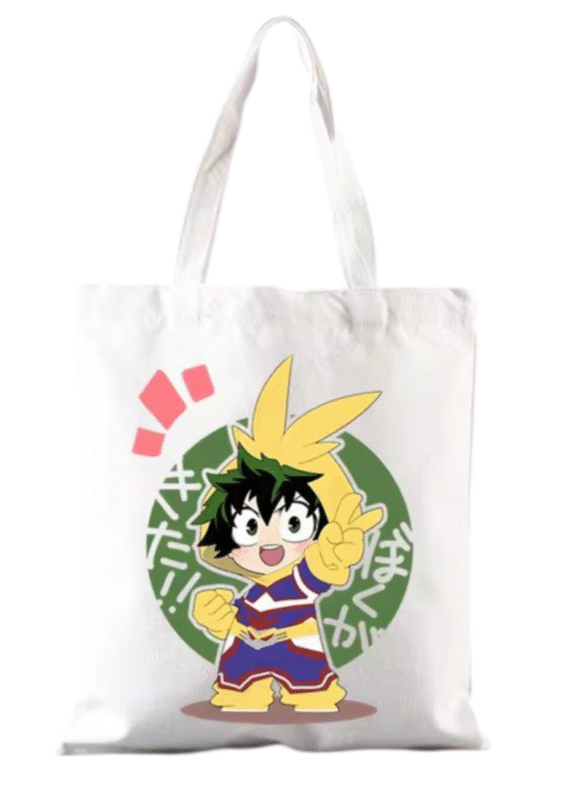My Hero Academia Izuku Midoriya Anime Canvas Shoulder Bag