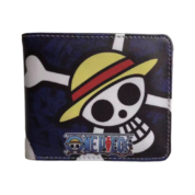 Anime One Piece Straw Hat Skull PU Leather Wallet