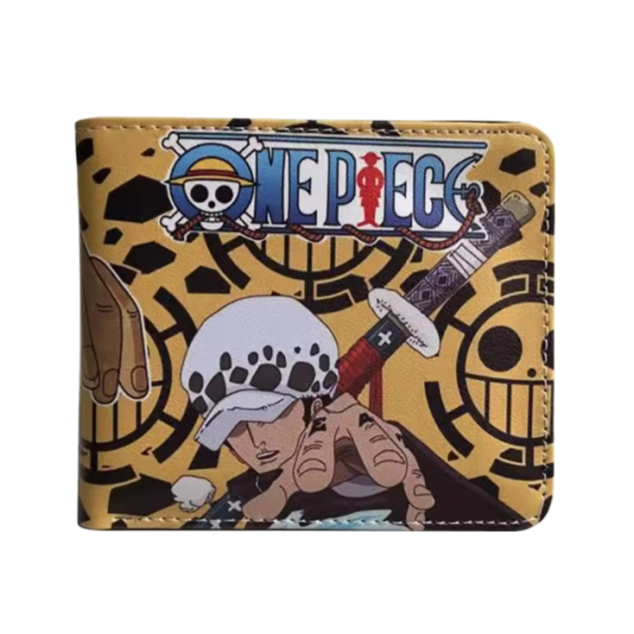 Anime One Piece Trafalgar D. Water Law PU Leather Wallet