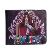 Anime One Piece Dracule Mihawk PU Leather Wallet