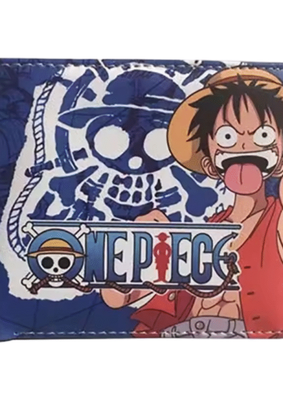 Anime One Piece Monkey D. Luffy Printed PU Leather Wallet