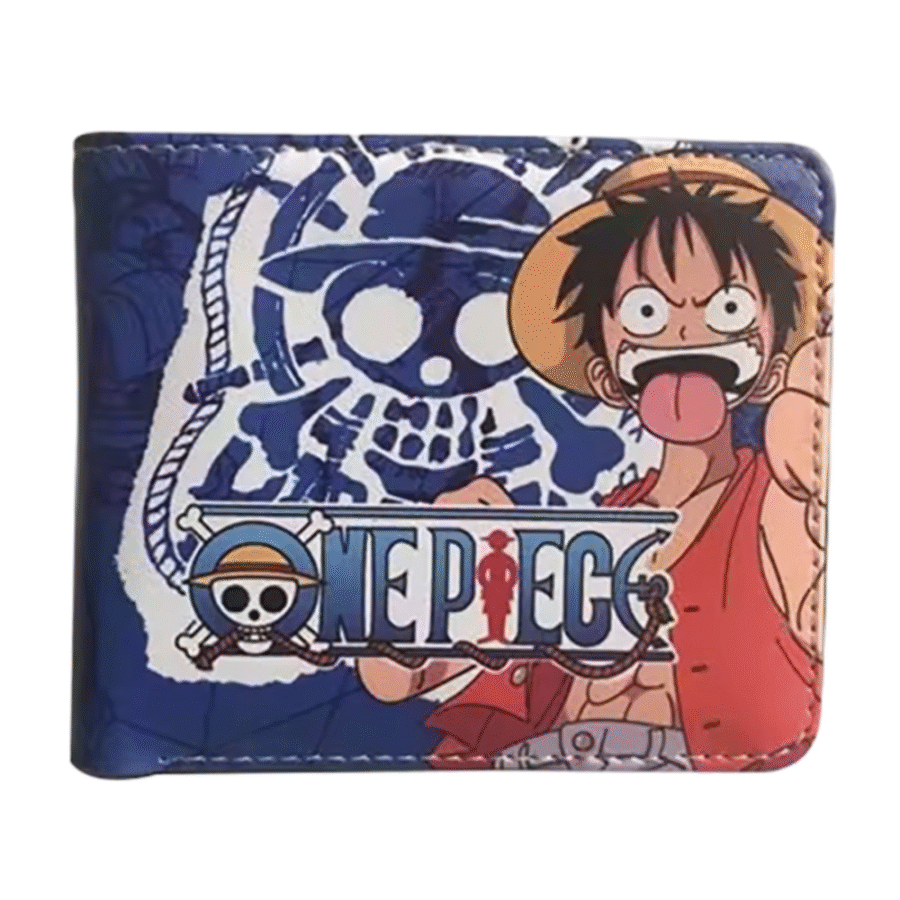Anime One Piece Monkey D. Luffy Printed PU Leather Wallet Anime One Piece Monkey D. Luffy Printed PU Leather Wallet