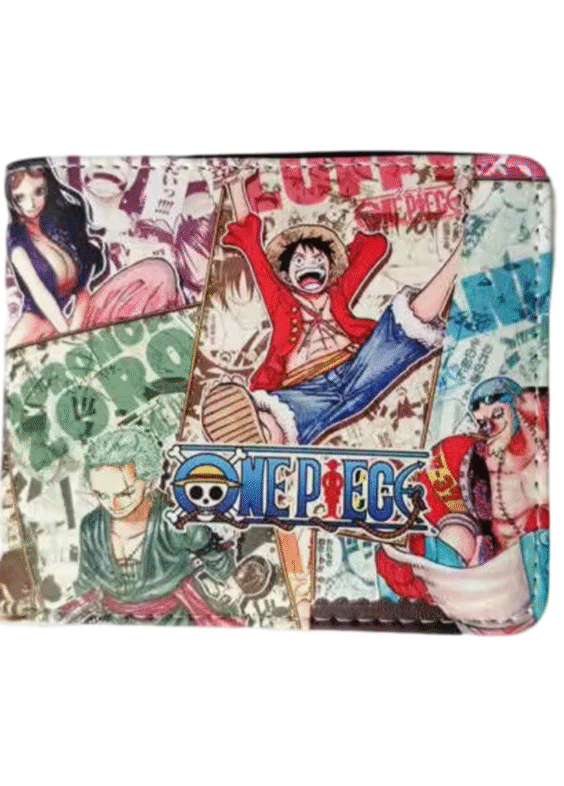 One Piece Anime Characters Printed PU Leather Wallet