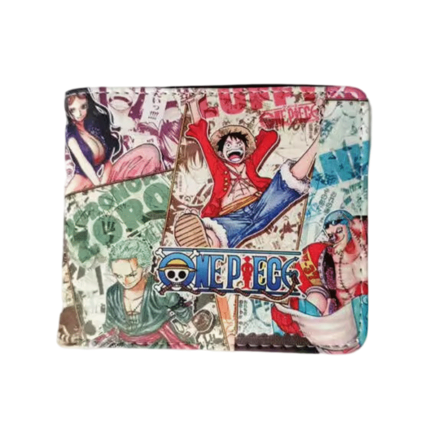 One Piece Anime Characters Printed PU Leather Wallet One Piece Anime Characters Printed PU Leather Wallet