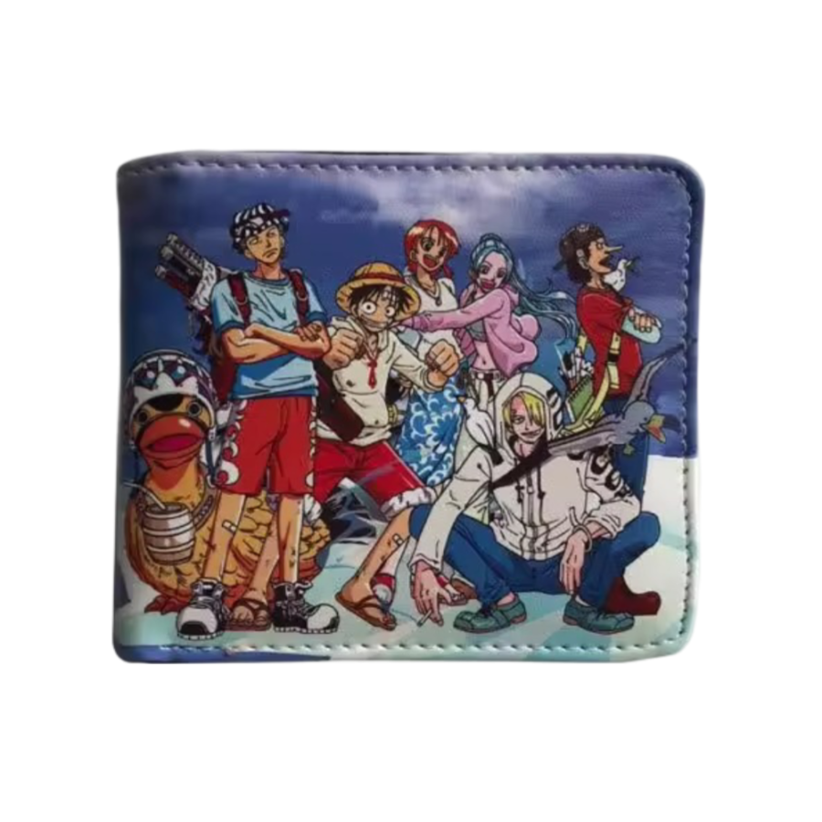 Anime One Piece Pirates Crew Printed PU Leather Wallet