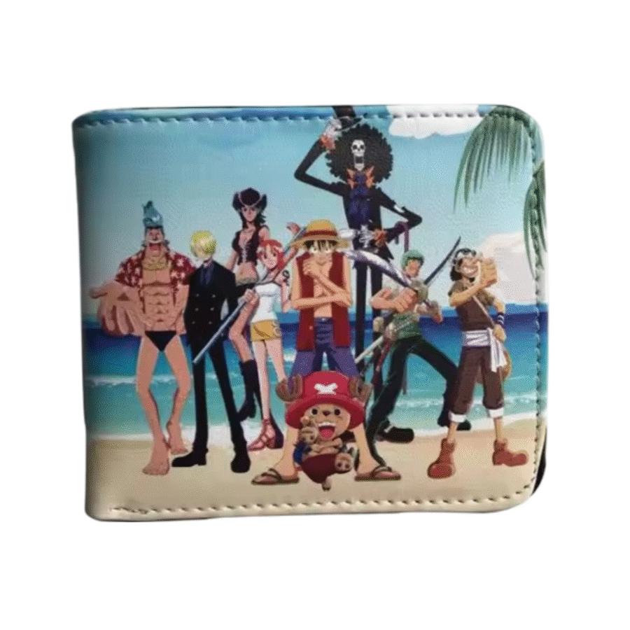 One Piece Anime Pirates Crew Printed PU Leather Wallet